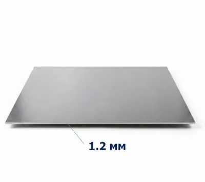Лист холоднокатаный 1.2 мм 1250х2500 мм - фото