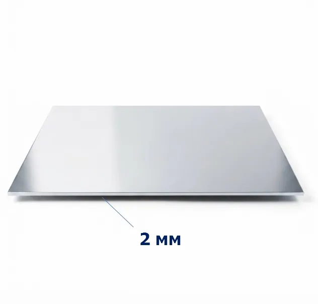 Купить Лист нержавеющий х/к 2х1250х2500 2B (матовый) AISI 304 (08Х18Н10)