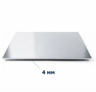 Лист нержавеющий х/к 4х1500х6000 2B (матовый) AISI 304 (08Х18Н10) - фото