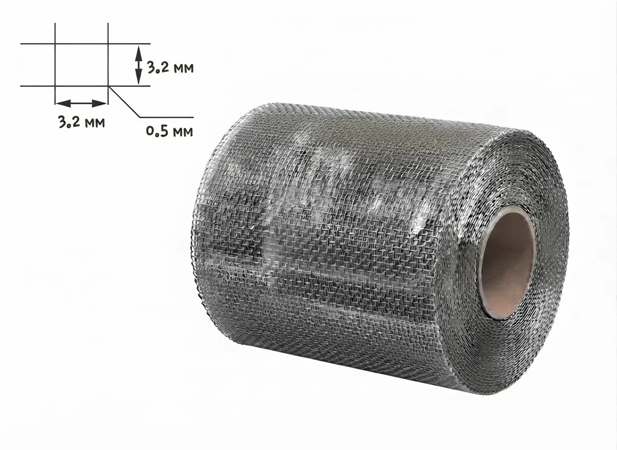 Купить Сетка тканая 3.2х3.2х0.5 мм (1х30)