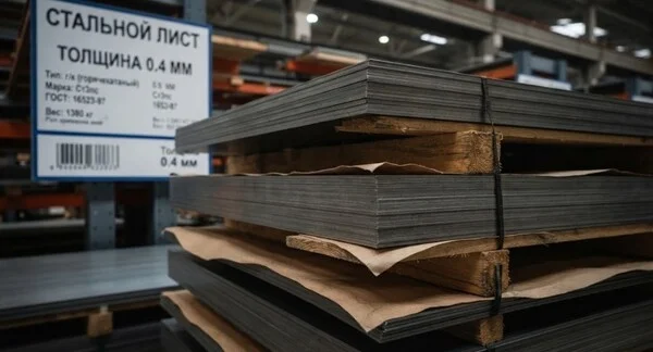 Лист стальной толщиной 0.4 мм в Москве