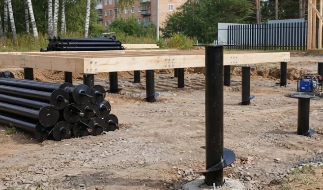 Купить винтовые сваи с диаметром ствола 89 мм в Москве